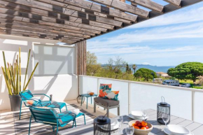 Appartement Vue Mer 50m plage des Salins Piscine 2 parkings Terrasse